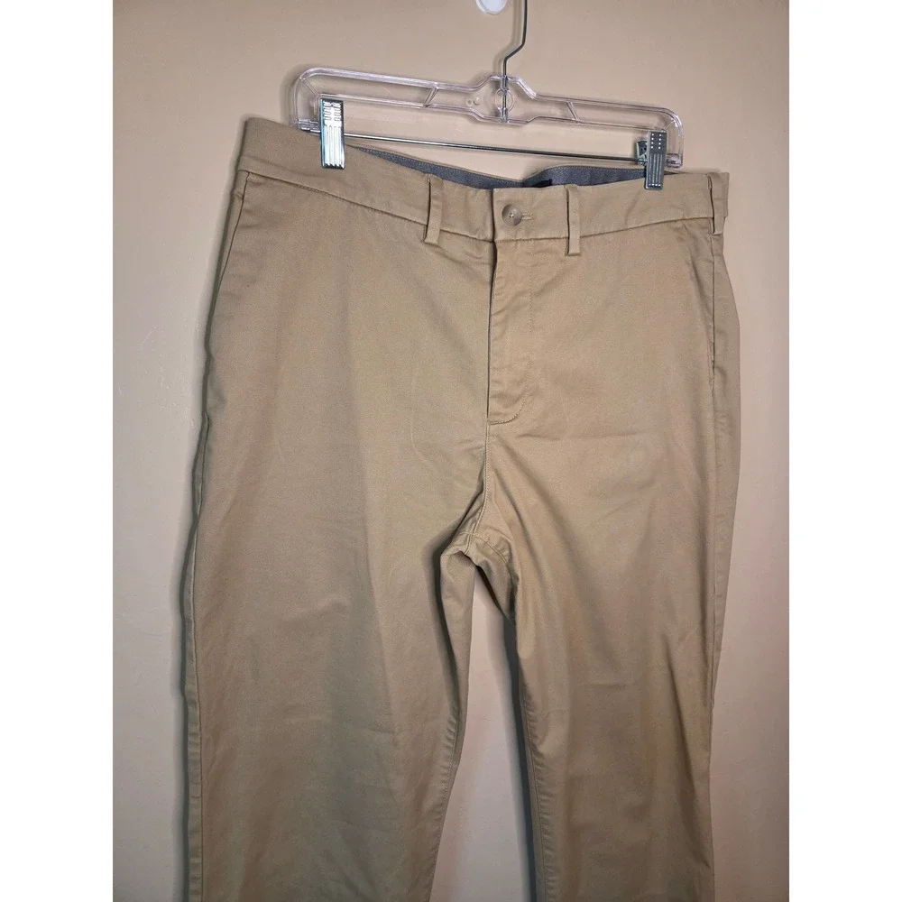 Express Men's Chino Pants Khaki Stretch Cotton 36x32